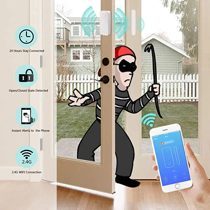 Diy-WiFi-wireless-Door-Window-Sensor-Detector