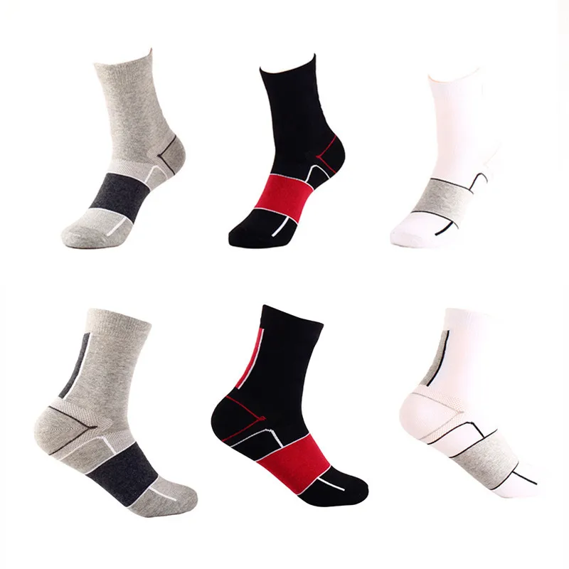 Sports Cycling Socks Men Breathable Soccer Socks O...