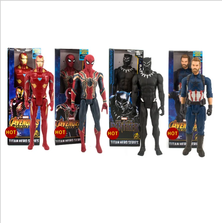 

Marvel the Avengers 4 Thanos hulk Captain TITAN HERO SERIES PVC Action Figures Collectible Model Toy 30cm