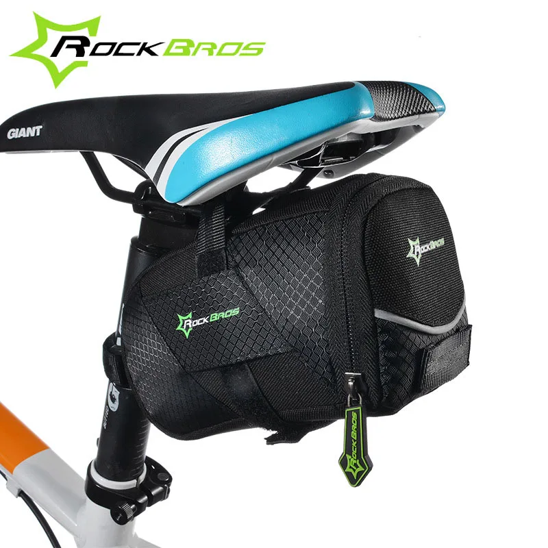 ROCKBROS Waterproof Reflective Large font b Bicycle b font Tail Mountain Bike Back Seat font b
