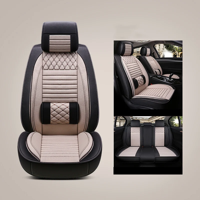 beige bz Сиденья для lada 2107 2110 2114 гранта Калина largus priora Самара Веста xray 2013 2012 2011 - Название цвета: beige bz