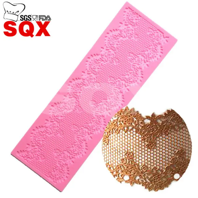 Wholesale Silicone mold Sugar lace mat Decoration mold Fondant cake