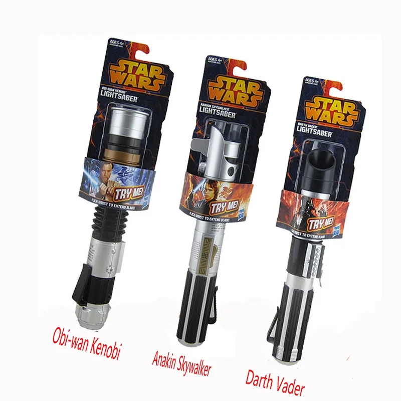 

80cm Party Cosplay Star War Darth Vader Anakin Obi-Wan Telescopic Sword Pvc Action Toy Anime Star War Light Saber Sword Toys