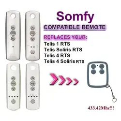 5 шт. для Somfy тэлис 4 RTS, Somfy тэлис 4 soliris RTS двери гаража дистанционного управления