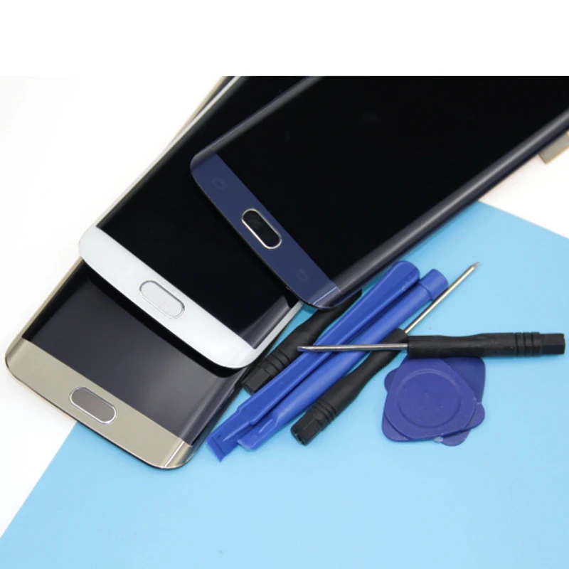 S6 края ЖК дисплей для Samsung Galaxy edge G925 G925F Экран Дисплей + сенсорный экран Стекло