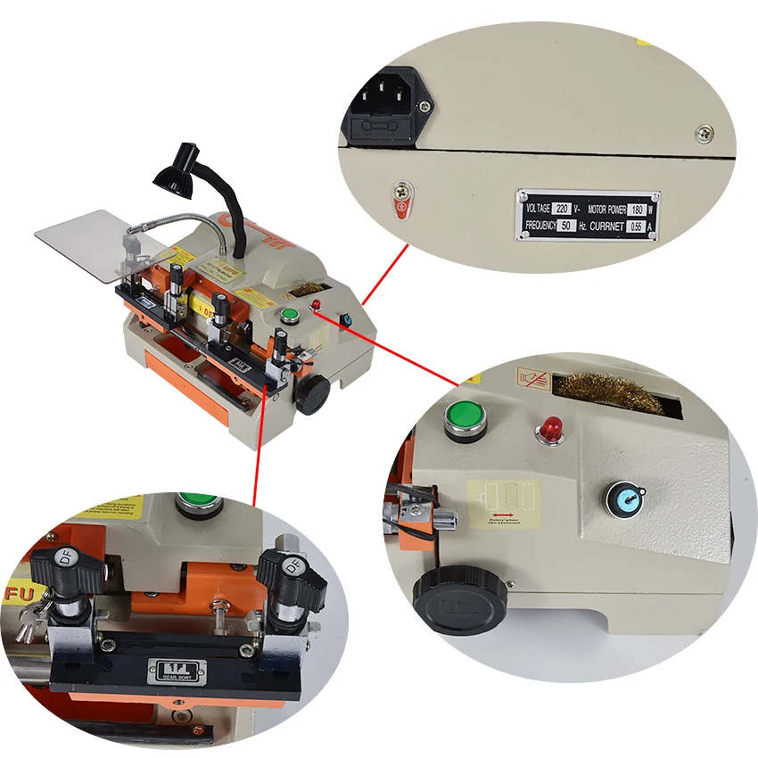 Многофункциональный патрон 100E1 копировально-фрезерный станок для изготовления ключей 220 v/50 hz