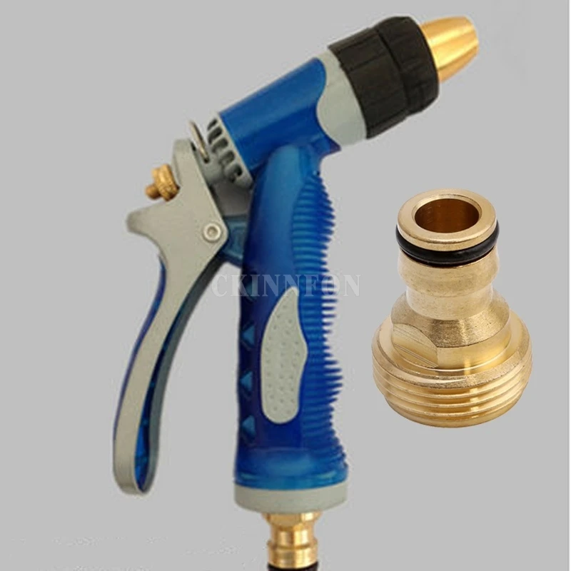 DHL 20PCS Hot High Quality Copper 3/4 Inch Brass Garden Water Spray Gun