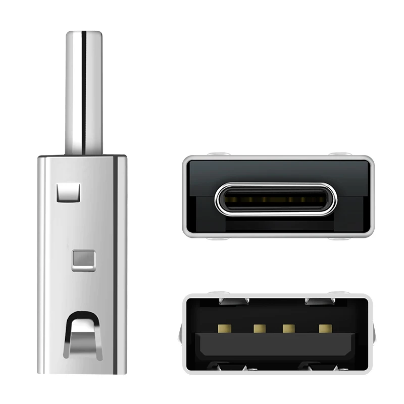 Rocketek Высокое качество USB 2,0 для type c OTG адаптер алюминиевый телефон тип-c аксессуары разъем для Xiaomi Oneplus LG Nexus 5X6 P