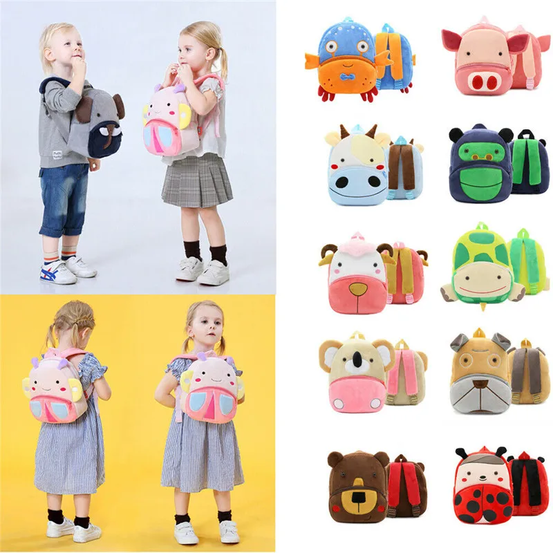 PUDCOCO милые младенцы, малыши, дети, мини-милый рюкзак с животными, плюшевый детский сад, школьный рюкзак, сумка на плечо, подарки