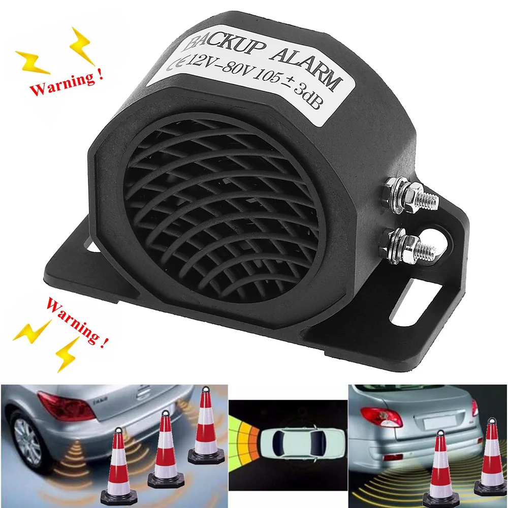 

KX-5028 Waterproof 12V Black 105dB Reversing Back Up Alarm Horn Speaker for Motorcycle Car Vehicle Tricycle