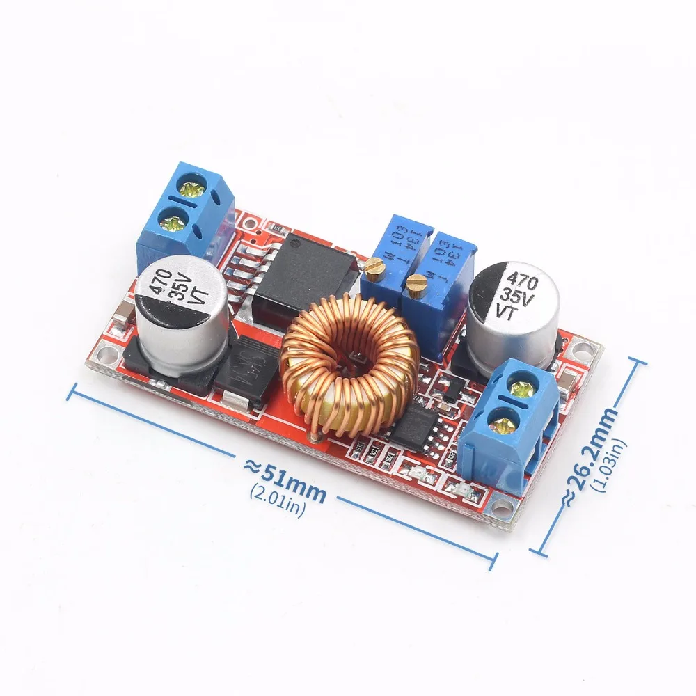 Модуль зарядного устройства литиевой батареи 5 V-32 V to 0,8 V-30 V 5A светодиодный понижающий преобразователь постоянного тока
