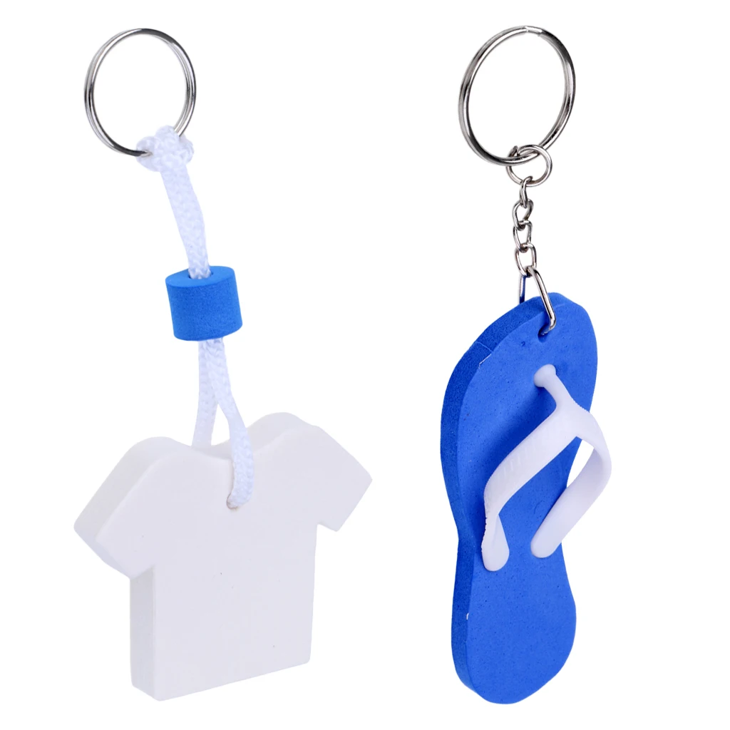 2 Set Yachting Boating Floating Marine Key Chain Novelty Key Ring Keyring for Diving Swimming Kayaking Boating Camping Climbing