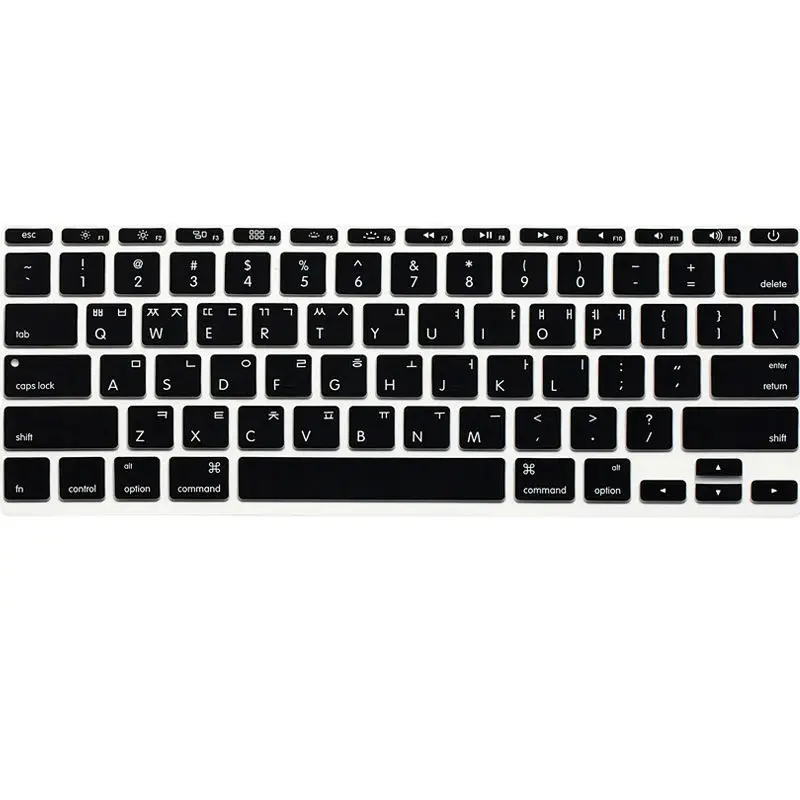Korean Keyboard Cover Protector for MacBook Air 11" 11.6 Inch Korea