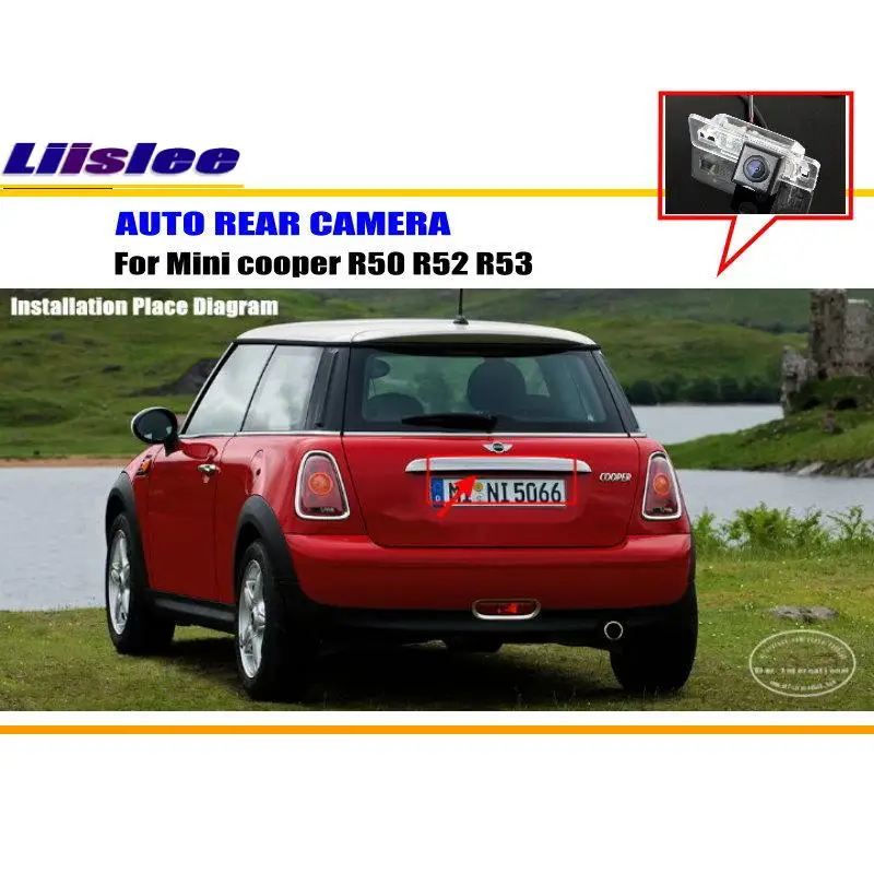 

Liislee For Mini cooper R50 R52 R53 R56 - Reverse Back Up Camera / Parking Camera / CCD RCA NTST PAL / License Plate Light OEM