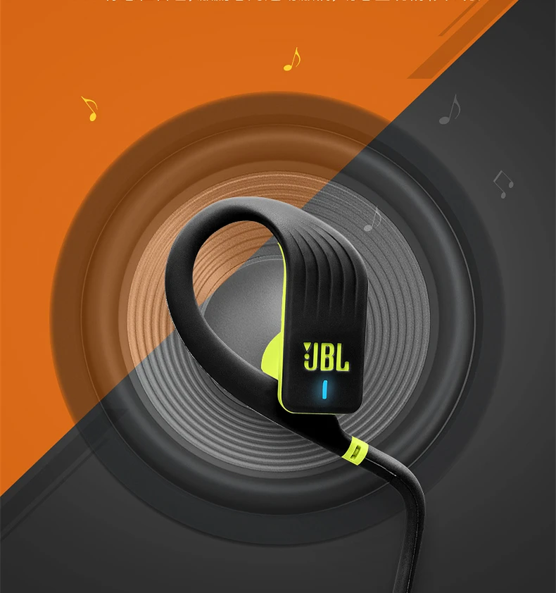 JBL Endurance Jump Ipx7 водонепроницаемые Беспроводные спортивные наушники-вкладыши с пультом дистанционного управления одним касанием