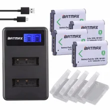 1600mAh 4Pcs NP BX1 NP-BX1 Batteries Accu + LCD Dual USB Charger for Sony DSC-RX100 DSC-WX500 IV HX300 WX300 HDR-AS15 HDR-AS300