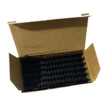 Лот 40, 6D высококлассное устройство для наращивания волос соединитель аксессуары для профессионального использования или дома DIY-черный, 5 см