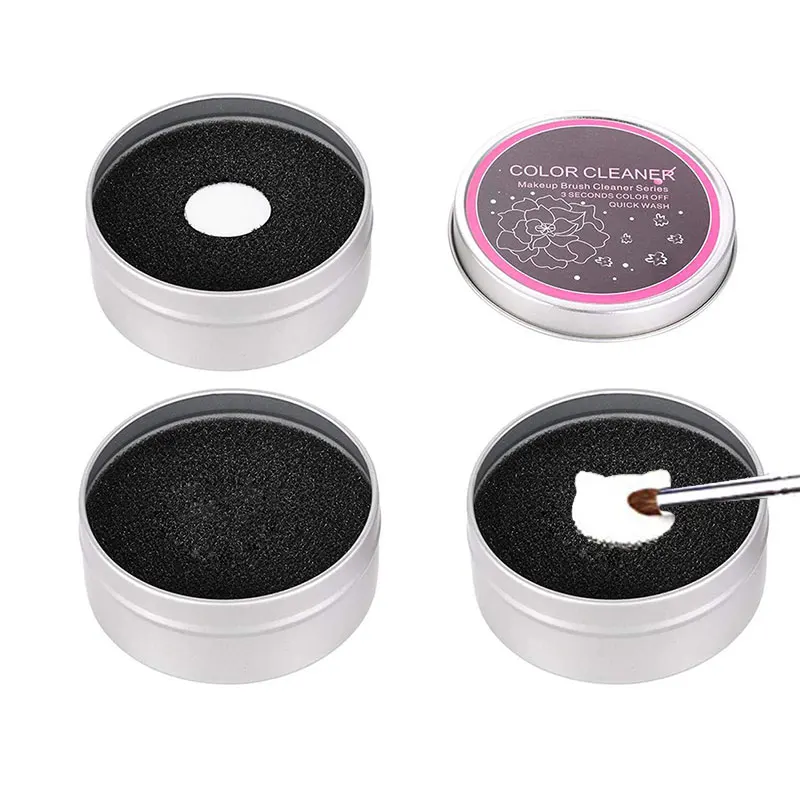 

1PC Makeup Brush Color Removal Sponge,Eyeshadow Brush Cleaner,Makeup Brushes Switch To Next Remove Shadow Color from Makeup Tool