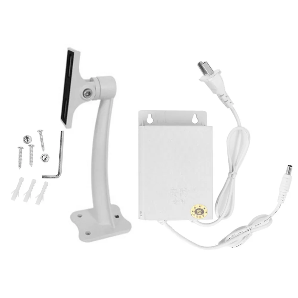 

giantree CCTV Surveillance Security Power Wall Mount Bracket Camera Bracket Simple Metal Ceiling Stand ABS Metal Stand White