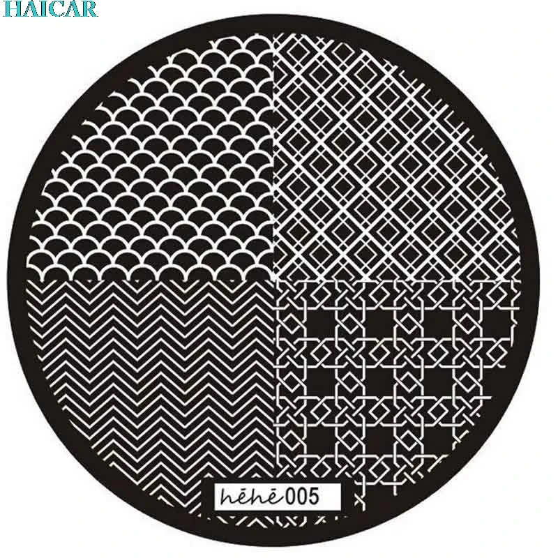 

MEMOW 2018 Pattern Nail Art Image Stamp Stamping Plates Manicure Template 005 06.06
