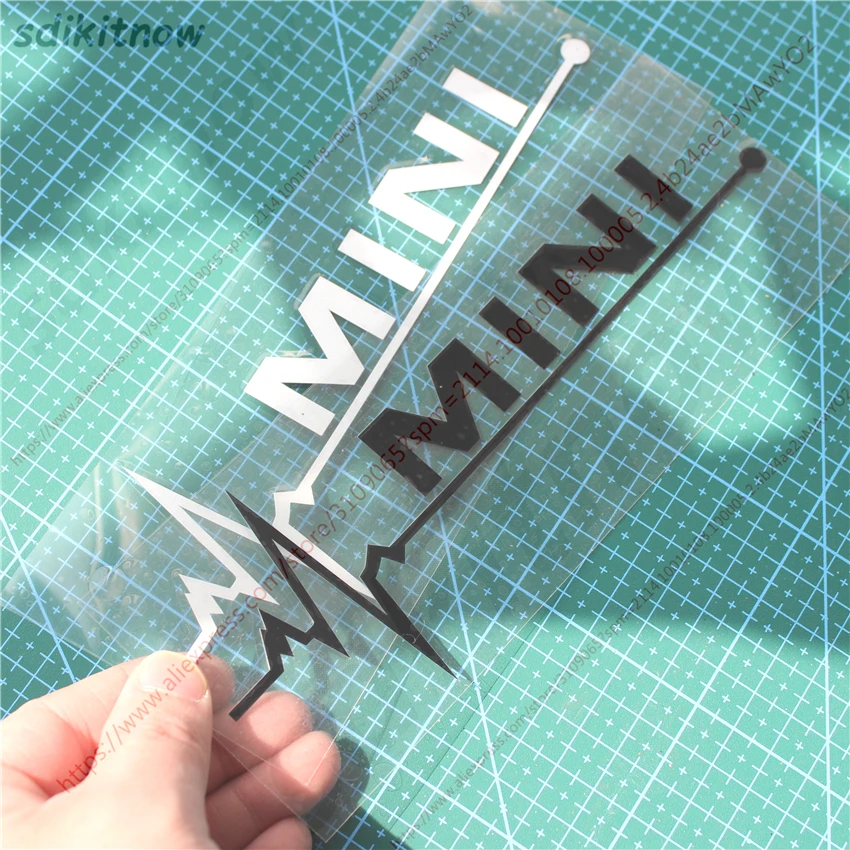 

1pc New Heart Car Sports Decal Sticker Styling Windows Door Decoration For BMW MINI R56 R53 F56 R55 R50 R60 Cooper accessories