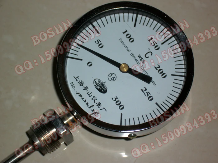 WSS-411 WSS411 биметаллический термометр 0-300 1000 мм 1100 мм