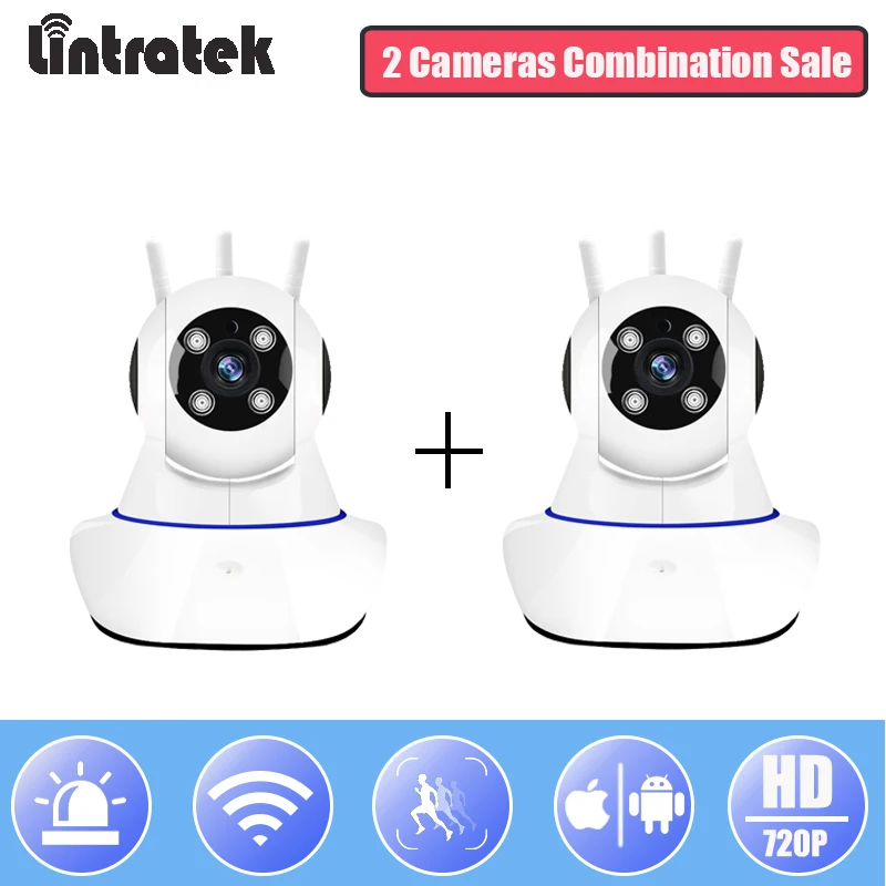 

Lintratek Wireless Surveillance Mini Camera HD 720P WiFi Security IP Camera Wi-Fi CCTV Home Camera Email Alarm Baby Monitor