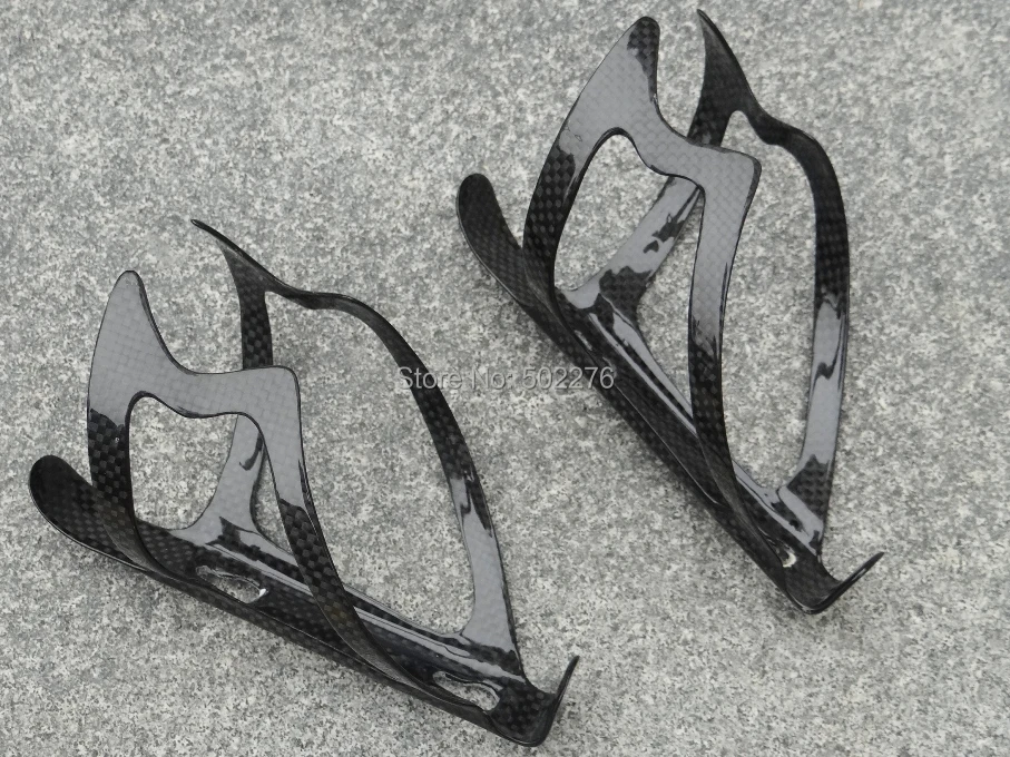 

3K Carbon Cycling Water Bottle Cage for Cyclocross Road Mountain Bike MTB - 2 pcs cages D19