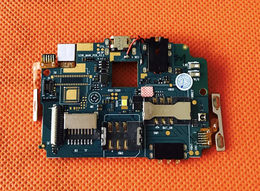 Used Original mainboard 1G RAM+8G ROM Motherboard for Blackview Breeze V2 4.5 inch Free shipping | Мобильные телефоны и