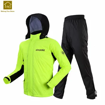 

Outdoor Waterproof Rain Coat Women Men Long Camping Ladies Mens Rain Coats Waterproof Pants Capa De Chuva Impermeable LKR167