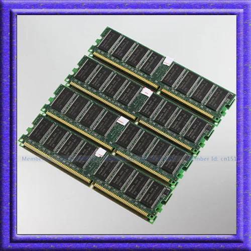 4 ГБ 4x1 184pin DDR1 PC3200 400 МГЦ DDR мгц Низкая плотность Рабочего памяти 2Rx8 CL3 DIMM