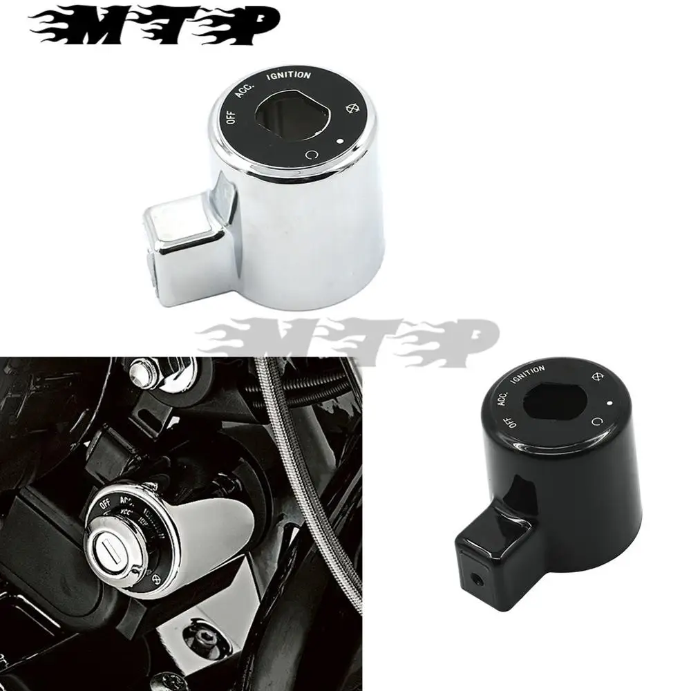

Moto ABS Switch Ignition Control Key Decoration Cover Cap For Harley Sportster XL883N Iron 883 1200 Roadster Nightster Custom