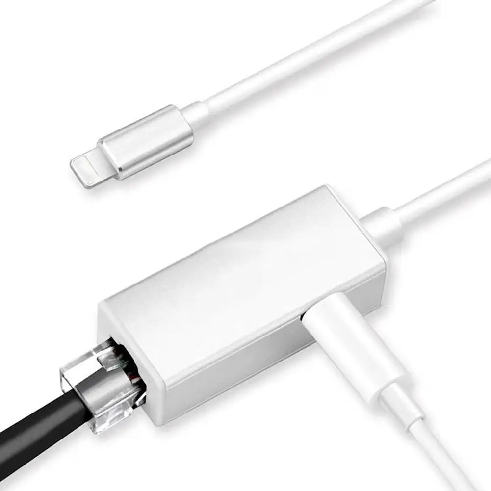 

Network Card 100M RJ45 Lightning Network Cable Lighting To RJ45 Adapter For IPhone/iPad Wired Connection Network