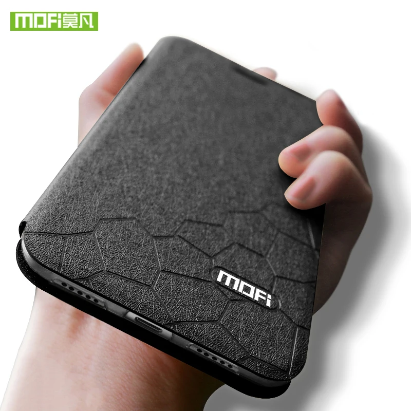 

For xiaomi 8 case cover Mofi For xiaomi 8 case Silicon For xiaomi mi 8 case Flip Leather For xiaomi mi8 case TPU Funda 6.21 inch