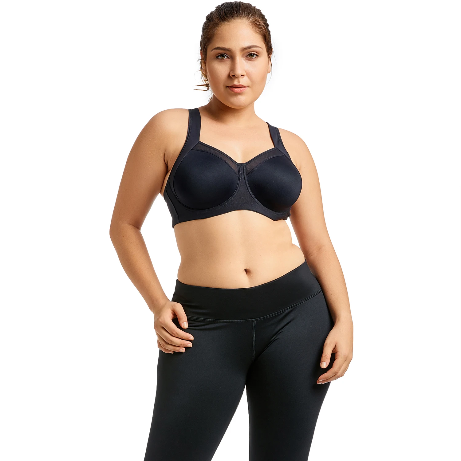 Women's High Impact Workout Powerback Support Underwire Exercise Bra