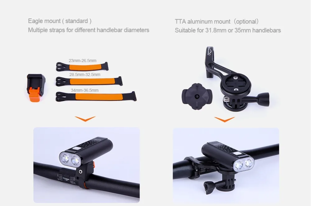 Magicshine монтеер 1400 USB велосипедный светильник аккумулятор можно свободно снять