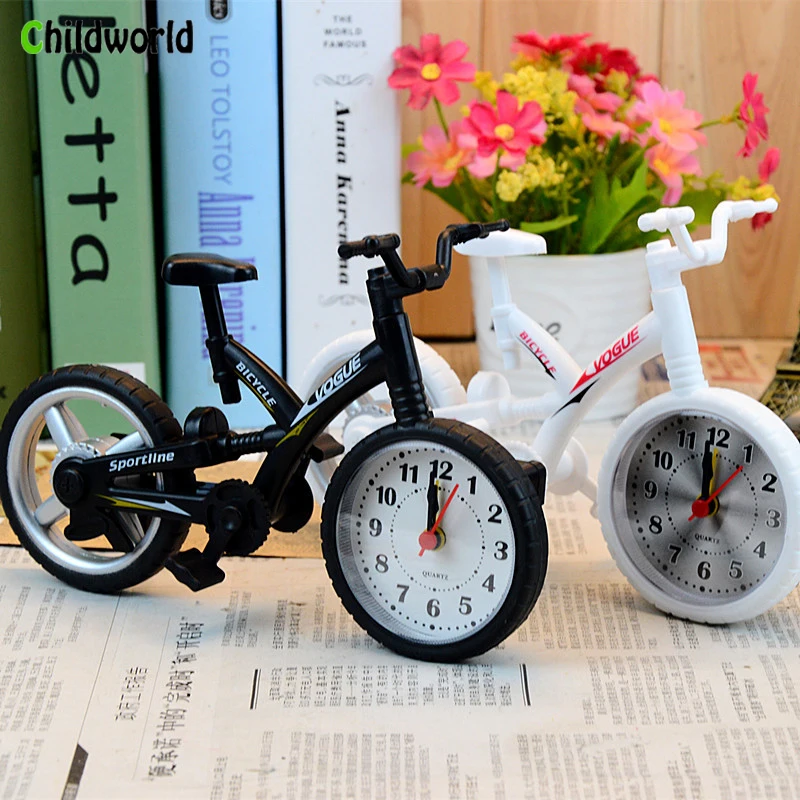 Bicycle alarm clock decorations Creative clock bicycle model Decoration