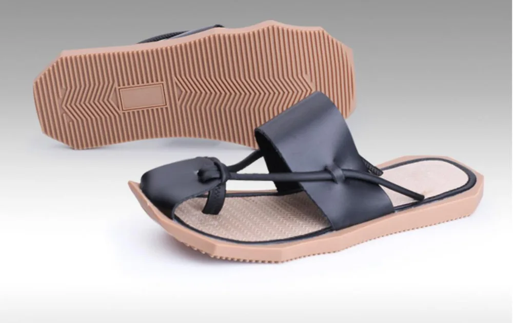 Чёрный; коричневый Римские сандалии Модные ажурные Дизайн бретели для нижнего белья купальник летние Повседневное обувь пляжные шлепанцы кожи итальянские туфли в ретро-стиле