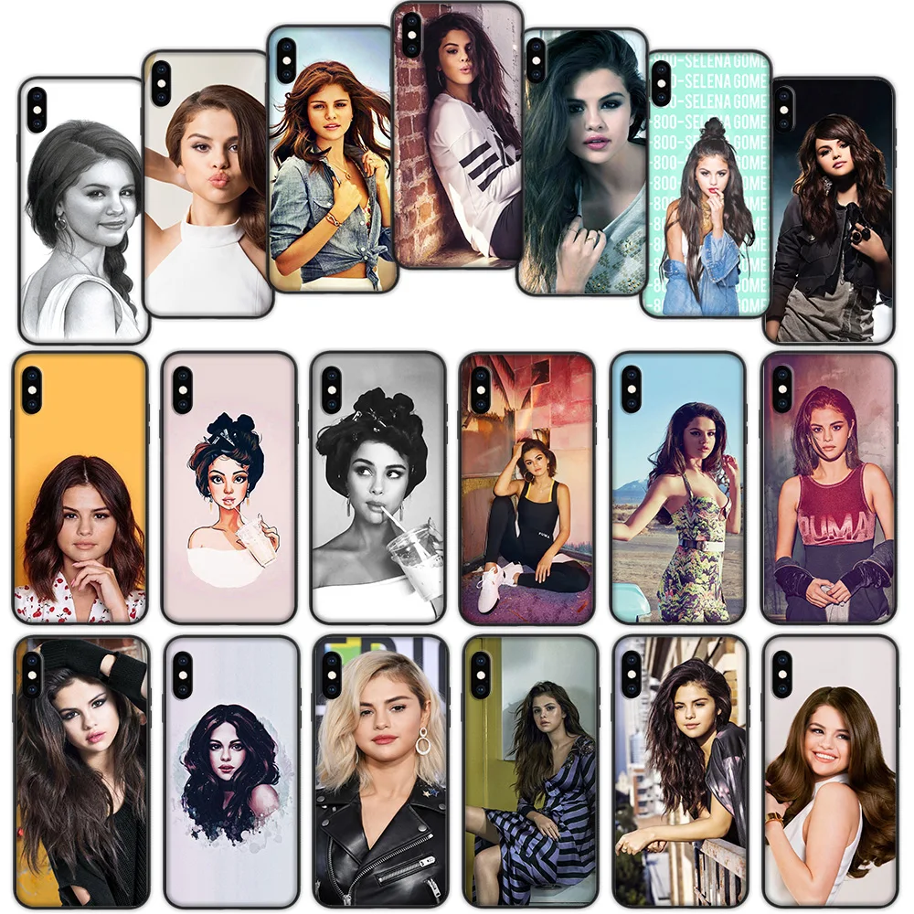 

Selena Gomez Soft Cover Case for iPhone XS 11 Pro Max XR X 7 8 6 6S Plus