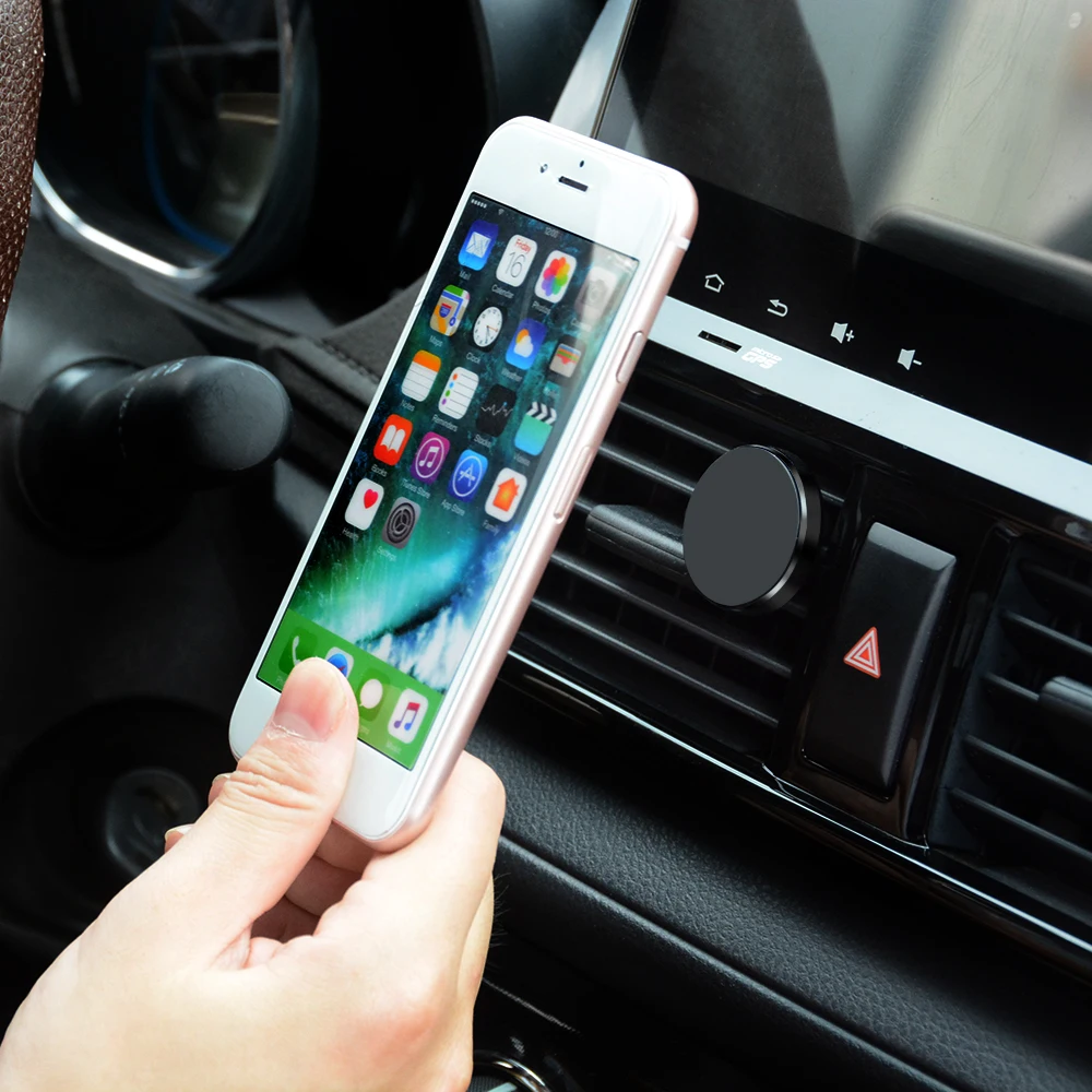 Олаф Круглый Магнитный Автомобильный держатель для мобильного телефона, подставка для iPhone 6, 7, 8 Plus, X Автомобильный держатель для телефона на вентиляционное отверстие для samsung S10