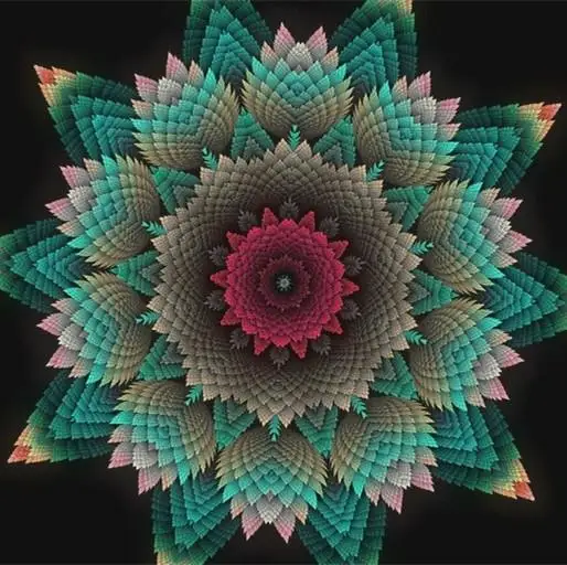 Colorful Mandala Painting