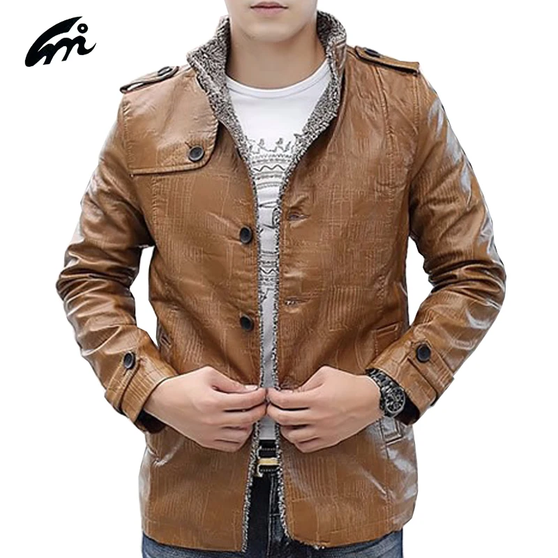 Buy Plus Size 4XL Leather Suede Slim fit Jacket Men