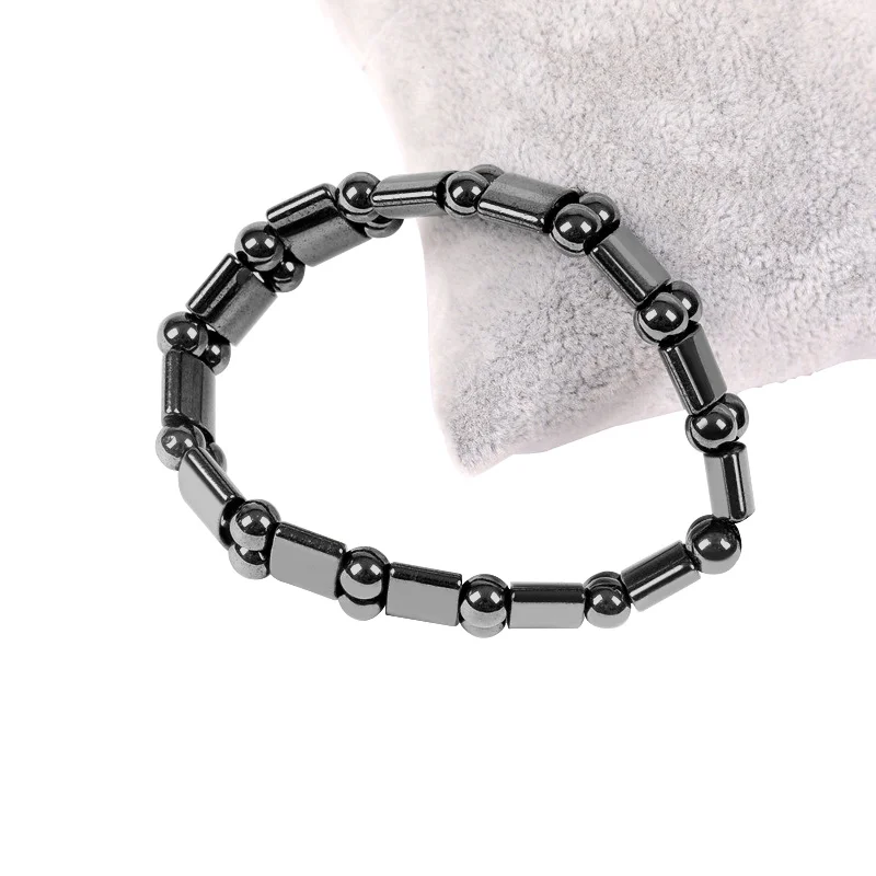Channy-Weight-Loss-Round-Black-Stone-Magnetic-Therapy-Bracelet-Health-Care-Magnetic-Hematite-Stretch-Ring-For (2)