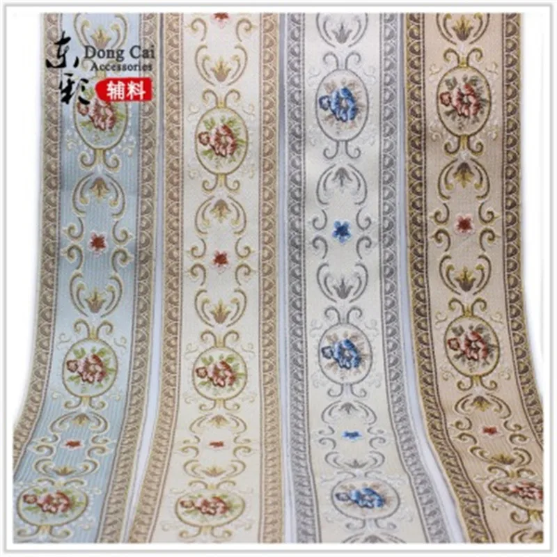 

15yards *9cm Exquisite Ethnic Style Embroidery Jacquard Ribbon Minority Clothing Accessories Curtains Decoration