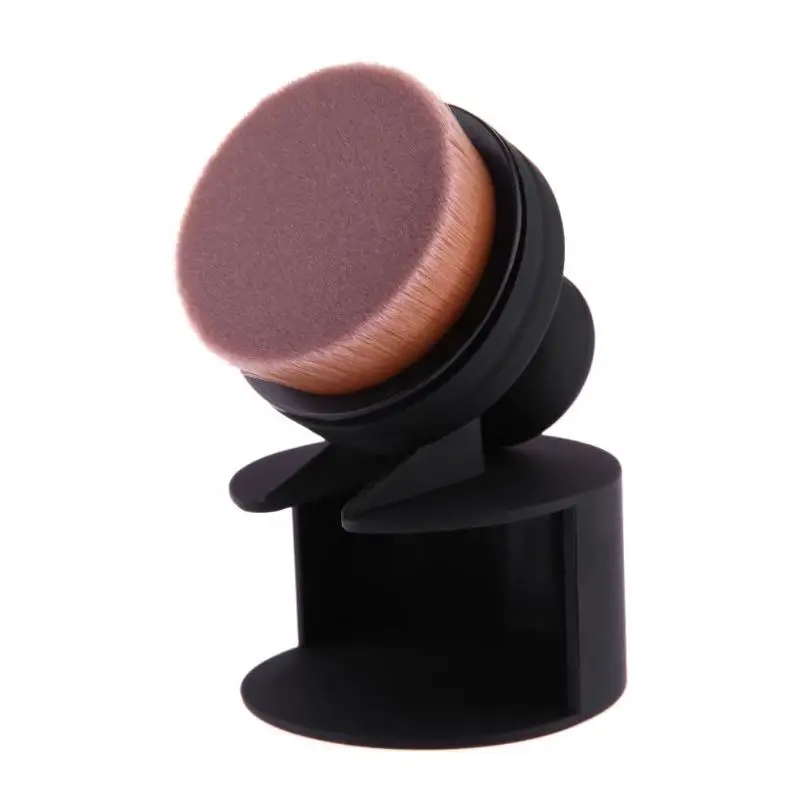 Одиночная портативная Плоская Круглая матовая Кисть для макияжа O-shape Seal Stamp Makeup beauty Foundation кисть для пудры макияж красота