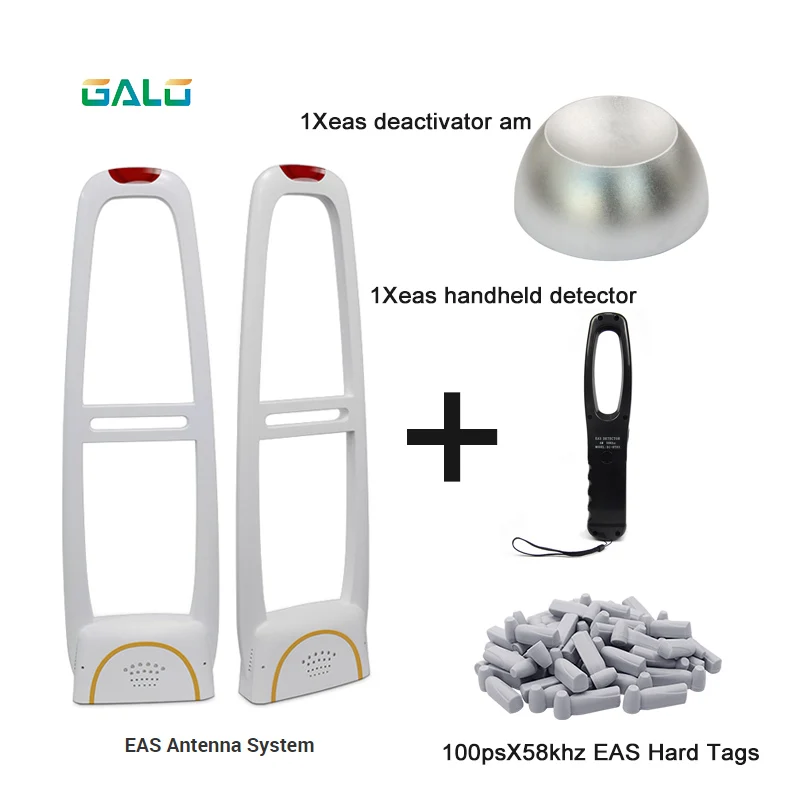 AM EAS система одежда сигнализация для магазина 58 кГц акриловая антенна ворота безопасности Противоугонная с деташер жесткий ярлык ручной сигнализации тестер