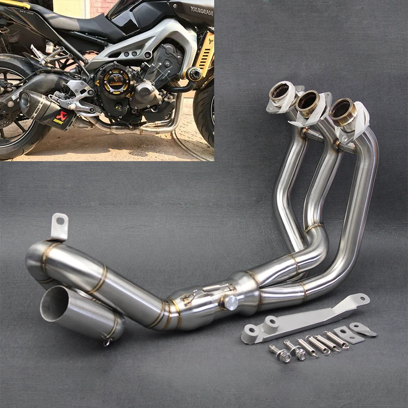 MT09 MT 09 FZ 09 2014 2015 2016 Motorcycle Exhaust Muffler Pipe