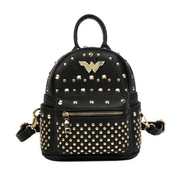 

Diana Princess Cosplay Backpack PU Rivet Single-Shoulder Bag Messenger Bag Halloween Cos Accessories High Quality