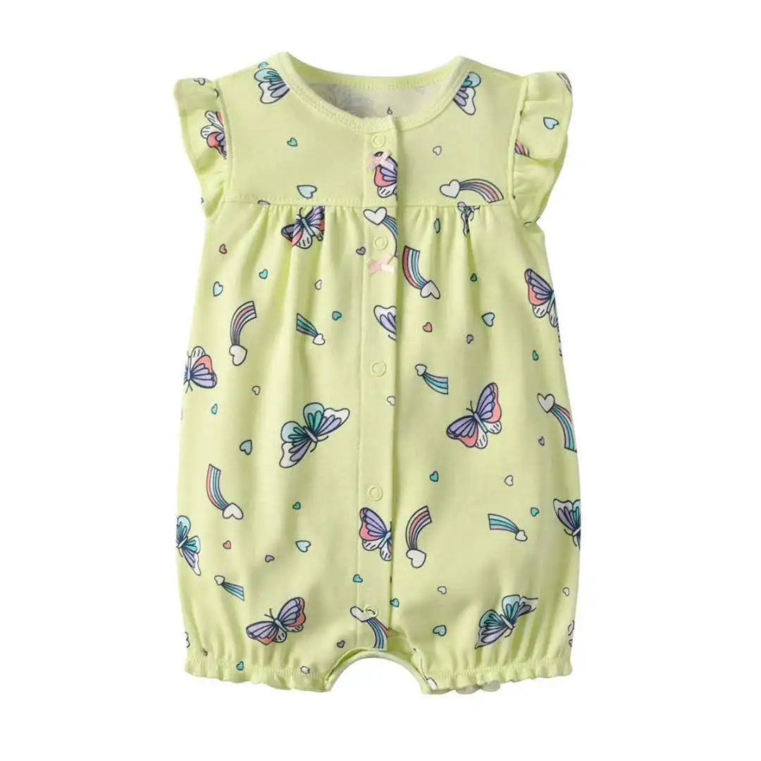 Kids Baby Girls Rompers Short Sleeve Clothing