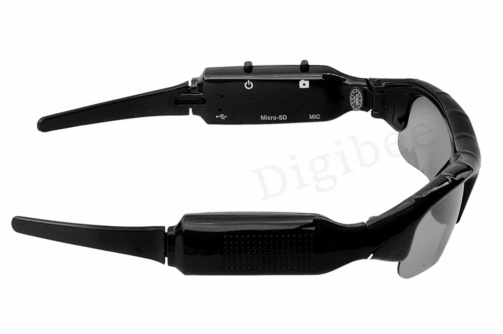 Новые стильные солнцезащитные очки цифровой Камера 480 P Аудио-Видео Регистраторы Видео очки Мини видеорегистратор DV DVR Солнцезащитные очки с Камера вебкамера для ПК